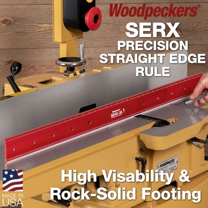 Woodpeckers SERXL-24-24 SERX Straight Edge Rule, 24 in.