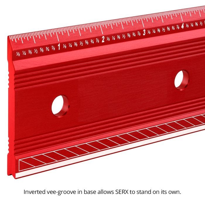 Woodpeckers SERXL-36-24 SERX Straight Edge Rule, 36 in.