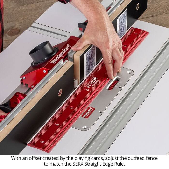 Woodpeckers SERXL-24-24 SERX Straight Edge Rule, 24 in.