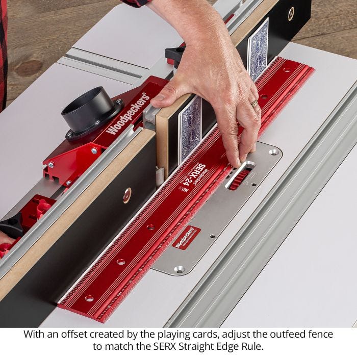 Woodpeckers SERXL-36-24 SERX Straight Edge Rule, 36 in.