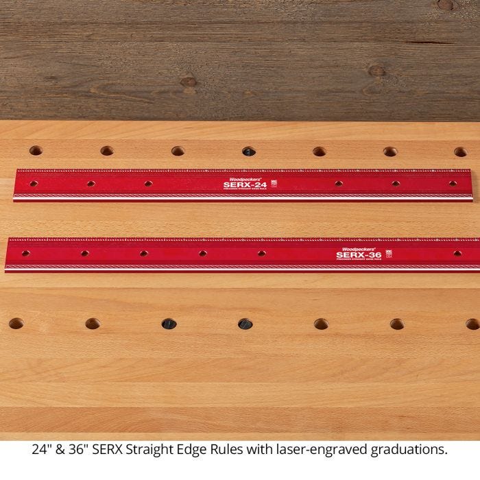 Woodpeckers SERXL-36-24 SERX Straight Edge Rule, 36 in.