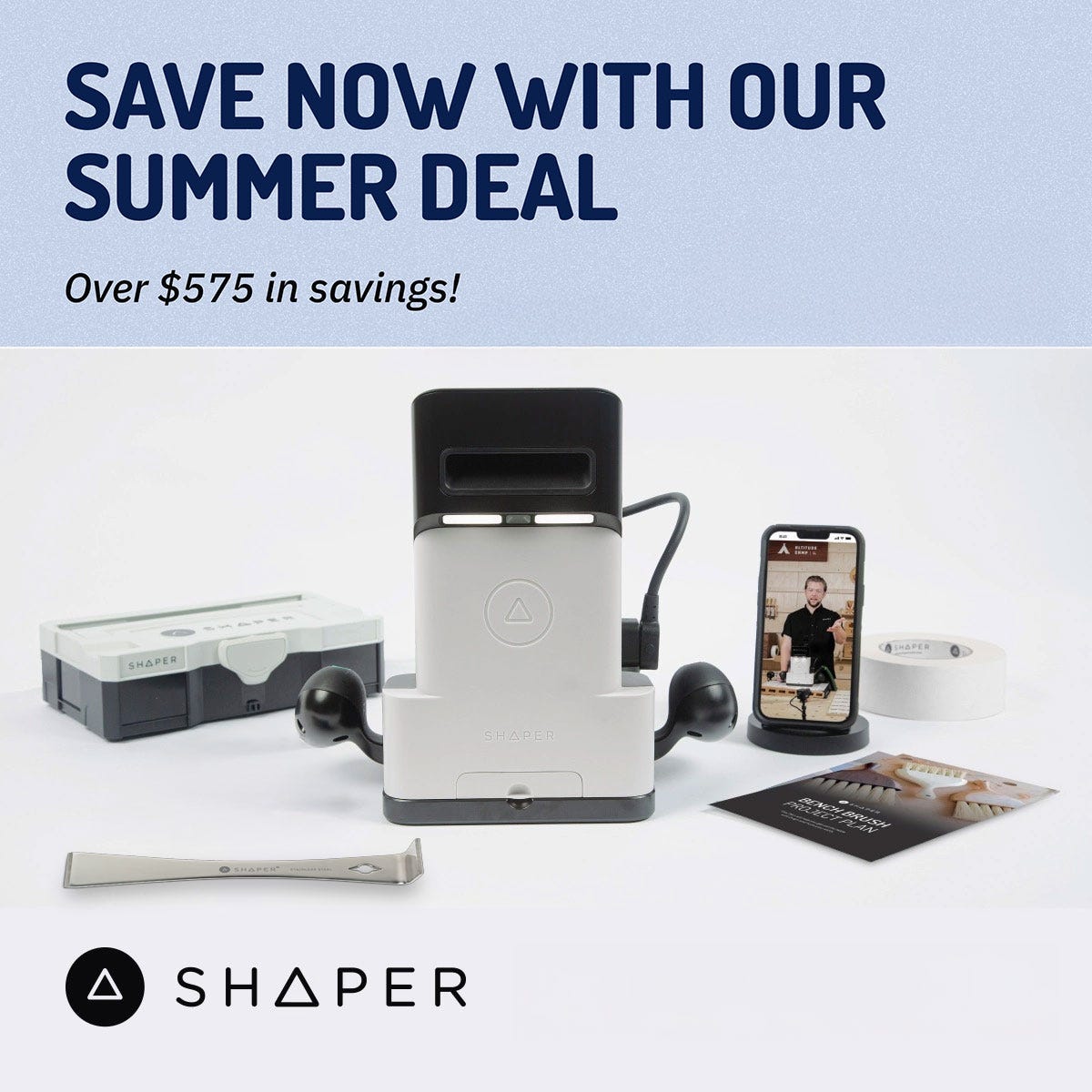 PROMO Shaper Shop Package [Includes: (1) MINI Systainer (1) Hose (1) Prybar (2) Training Classes, (1) Double-Sided Tape and (3) Premium Projects] (PROMO)