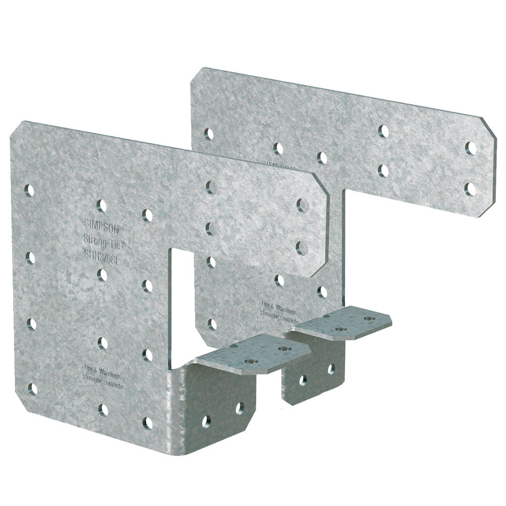 Simpson Strong-Tie SHH3/68-KT24 SHH 4-3/8-in. x 5-5/8-in. 68-mil Galvanized Steel Header Hanger, 24-Pack