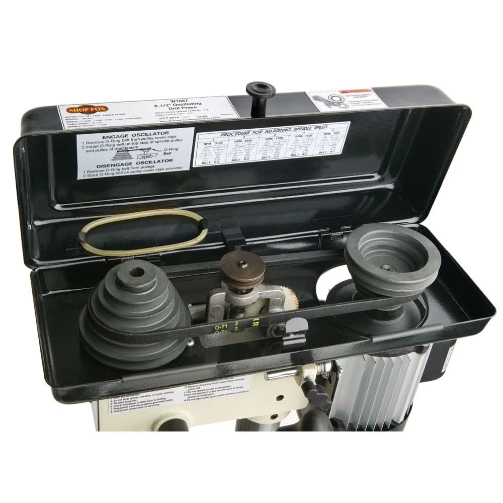Shop Fox W1667 1/2 HP 8-Inch 5 Speed Oscillating Drill Press
