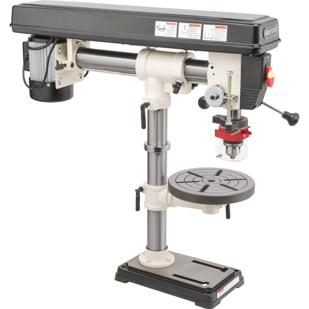Shop Fox W1669 1/2 HP 34-Inch Benchtop Radial Drill Press