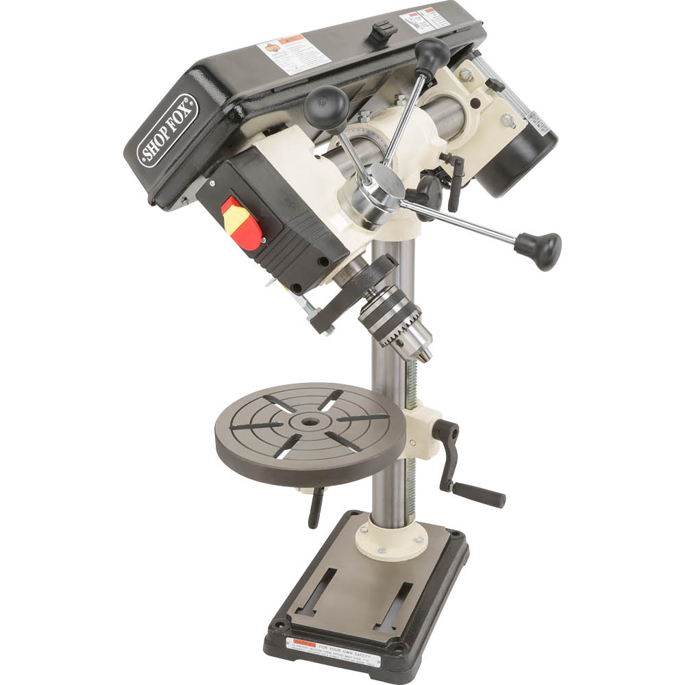 Shop Fox W1669 1/2 HP 34-Inch Benchtop Radial Drill Press