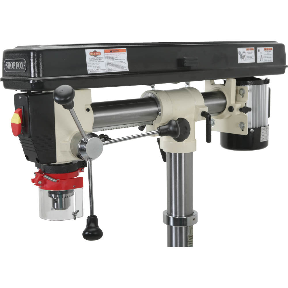 Shop Fox W1670 1/2 HP 34-Inch Floor Radial Drill Press