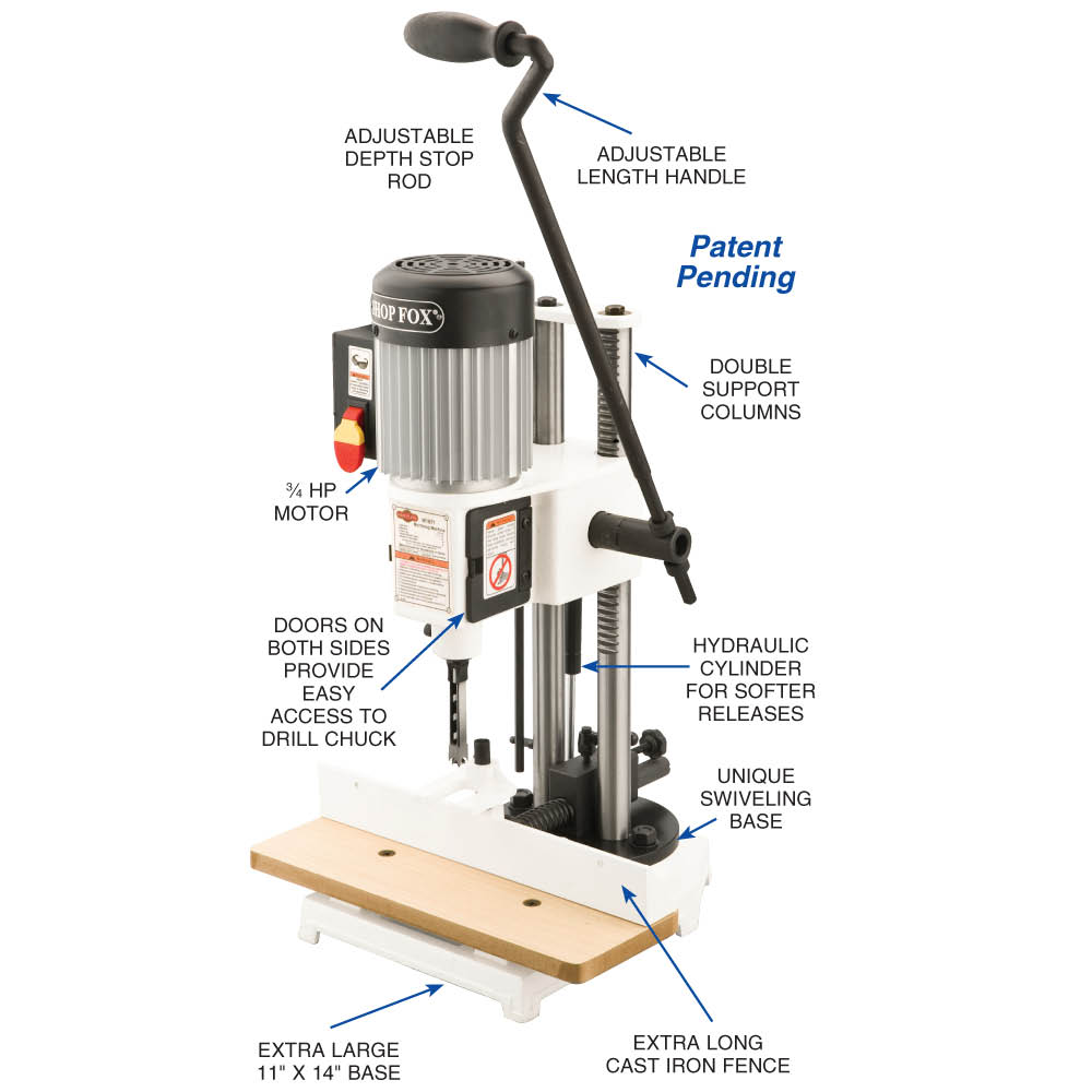 Shop Fox W1671 Mortising Machine