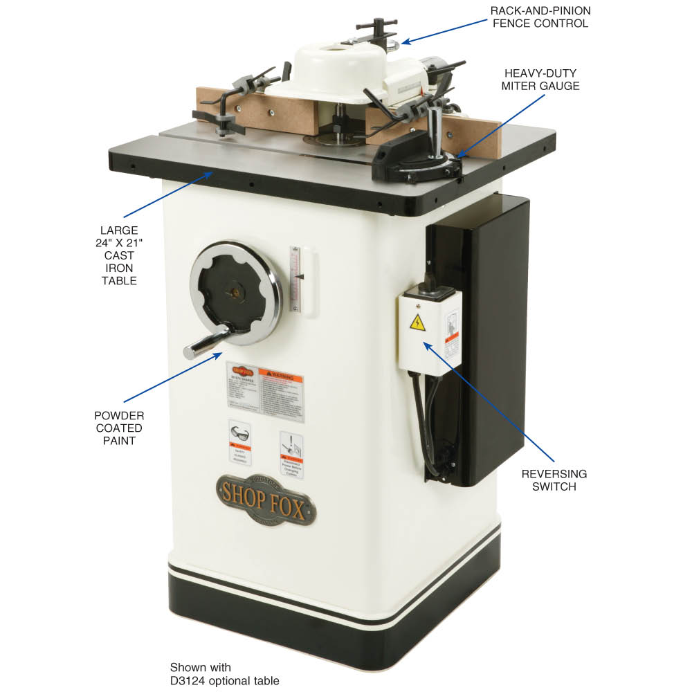 Shop Fox W1674 2 HP Shaper