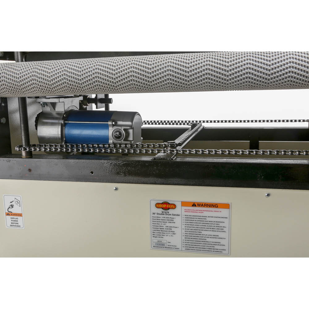 Shop Fox W1678 5 HP 26-Inch Drum Sander