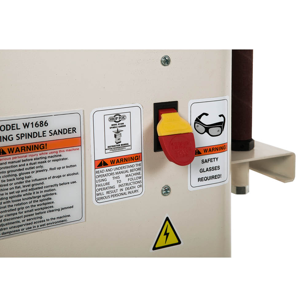 Shop Fox W1686 1 HP Oscillating Spindle Sander