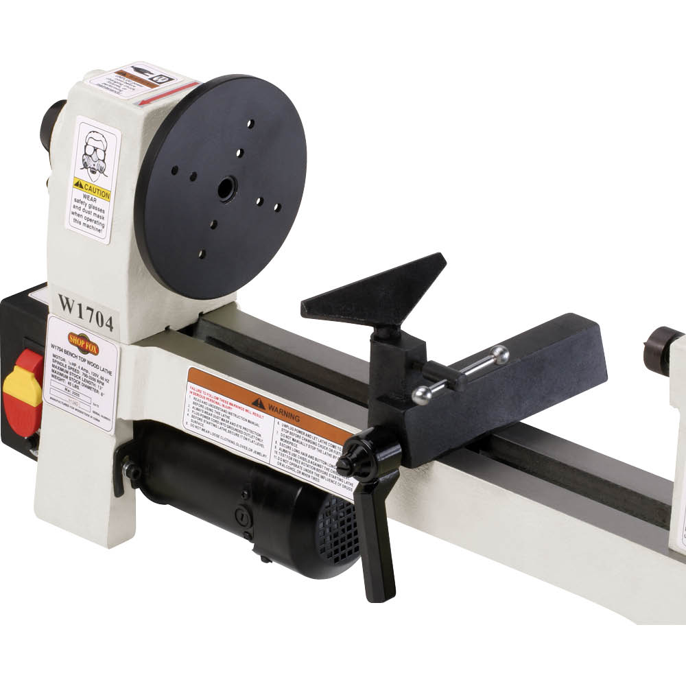 Shop Fox W1704 8-Inch x 13-Inch Benchtop Wood Lathe