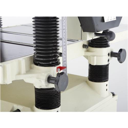 Shop Fox W1754H 20-Inch Planer with Built in Mobile Base and Helical Cutterhead