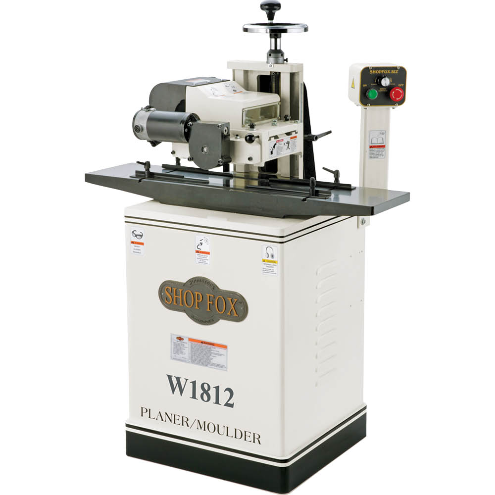 Shop Fox W1812 7-Inch Planer / Moulder with Stand