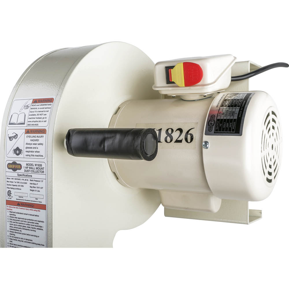 Shop Fox W1826 Wall Dust Collector