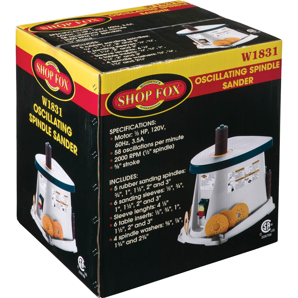 Shop Fox W1831 Oscillating Spindle Sander