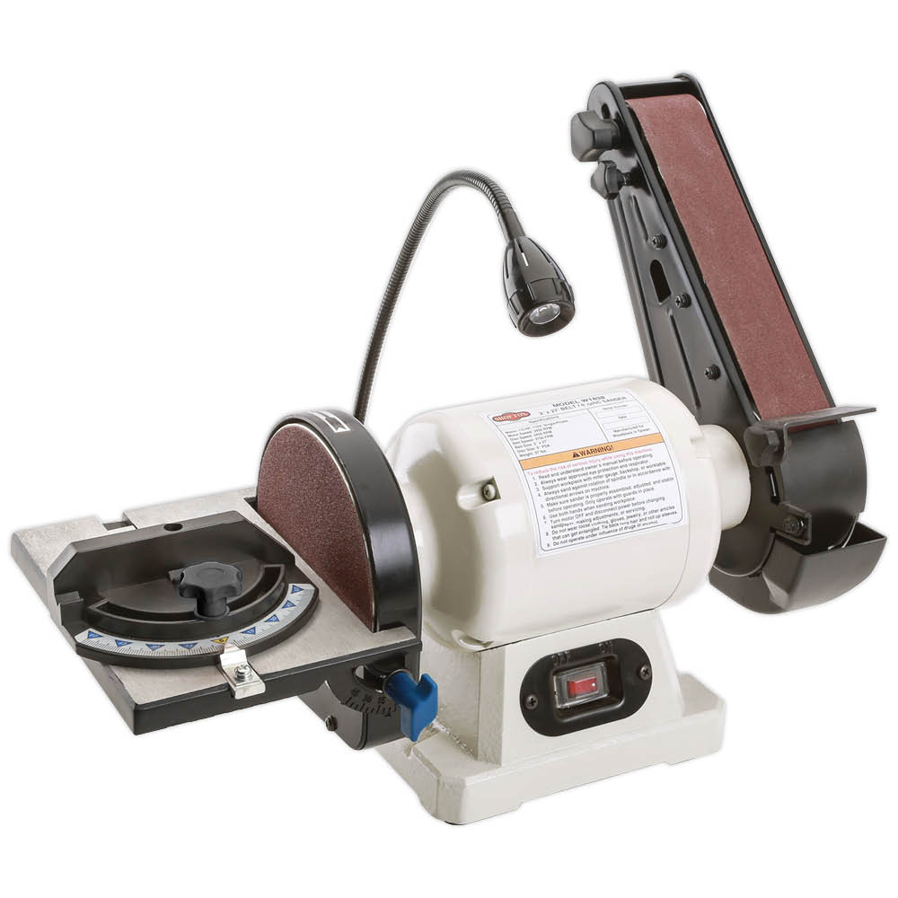 Shop Fox W1838 2-Inch x 27-Inch Combo Belt / 6-Inch Disc Sander