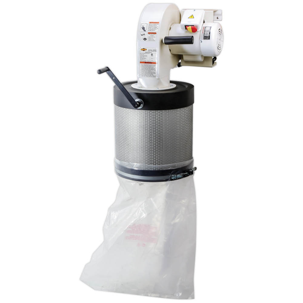 Shop Fox W1844 Wall-Mount Dust Collector with Canister Filter