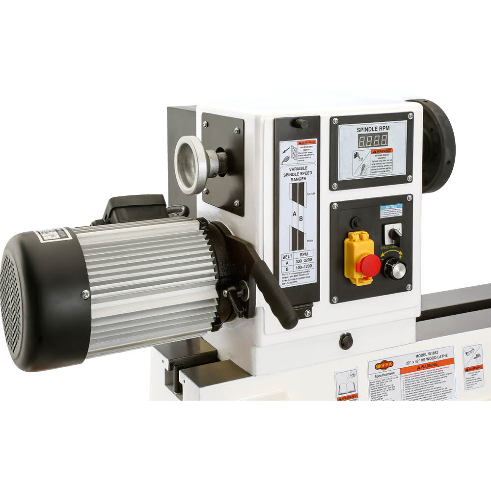 Shop Fox W1852 22-Inch x 42-Inch Variable-Speed Wood Lathe