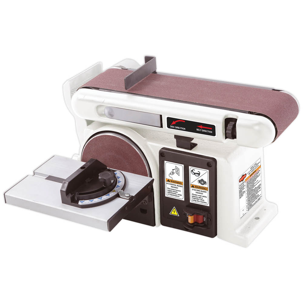 Shop Fox W1855 4-Inch x 36-Inch Horizontal / Vertical Belt Sander with 6-Inch Disc