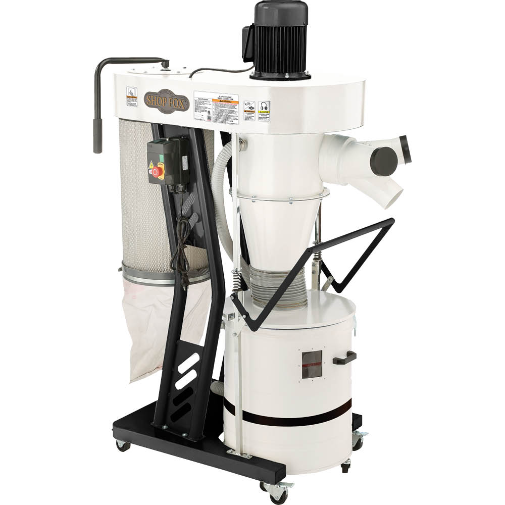 Shop Fox W1868 2 HP Portable Cyclone Dust Collector