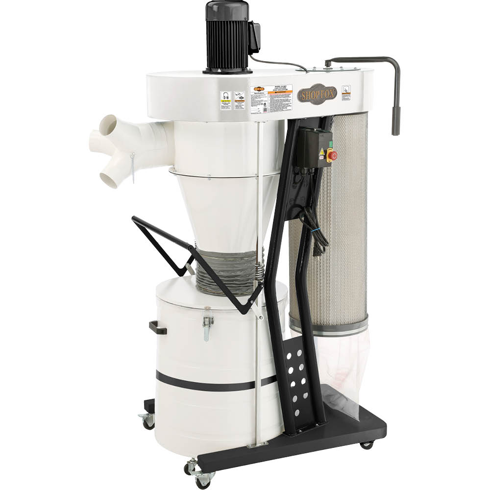 Shop Fox W1869 3 HP Portable Cyclone Dust Collector