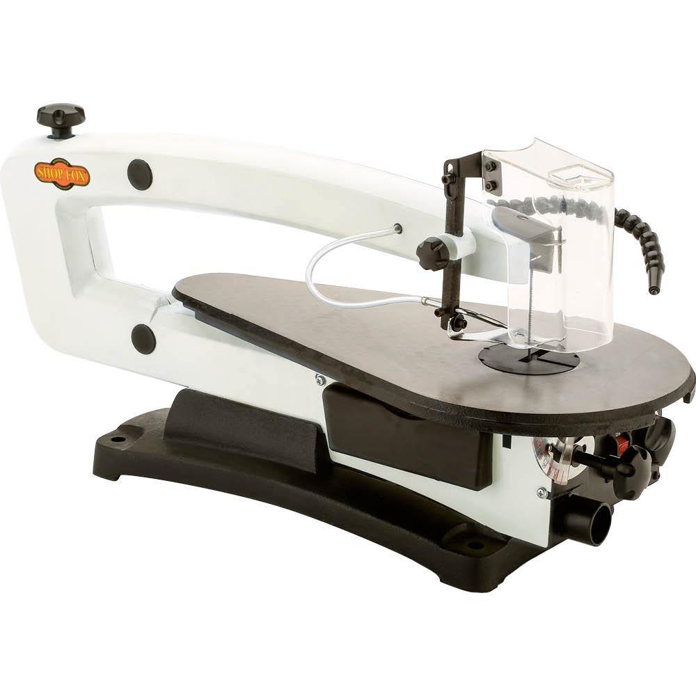 Shop Fox W1870 18-Inch VS Scroll Saw with LED & Rotary Tool Kit