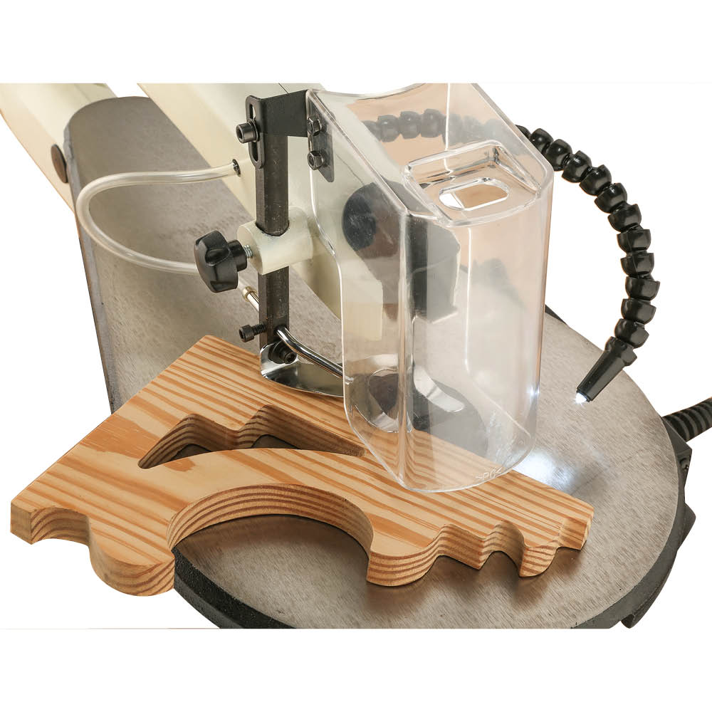 Shop Fox W1870 18-Inch VS Scroll Saw with LED & Rotary Tool Kit