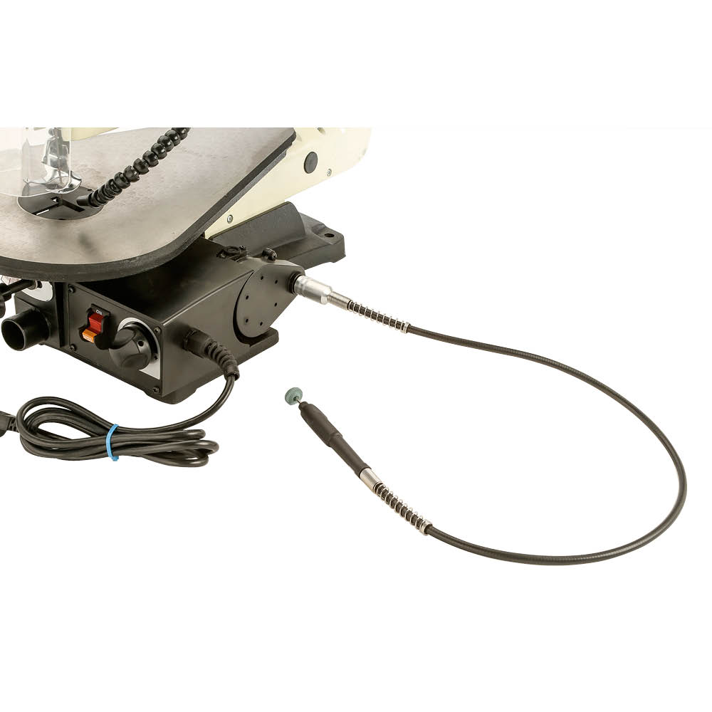Shop Fox W1870 18-Inch VS Scroll Saw with LED & Rotary Tool Kit