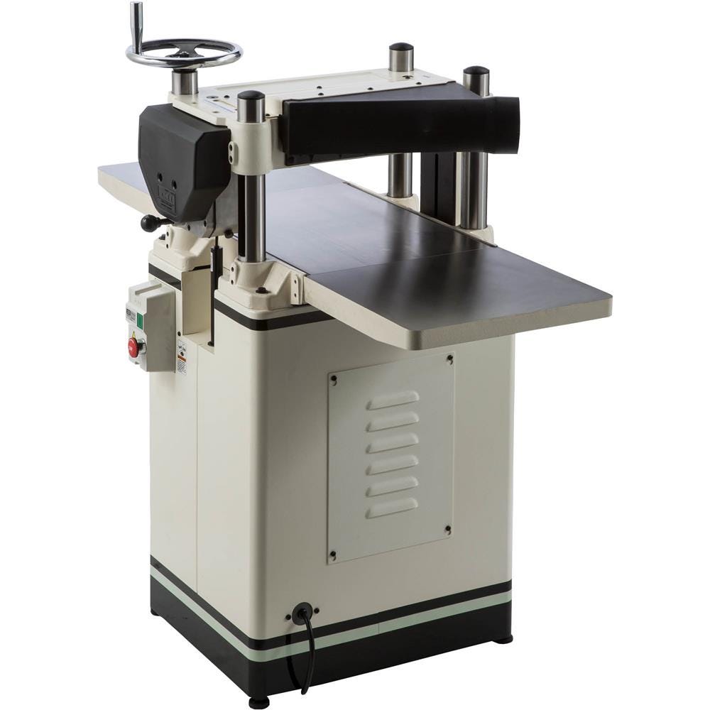 Shop Fox W1874 15-Inch 3 HP Fixed-Table Planer with Helical Cutterhead