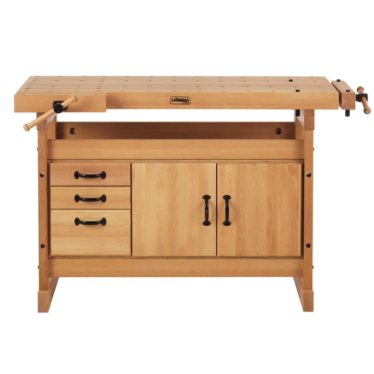 Sjobergs SJO-99111K Nordic Pro 1400 Workbench + SM03 Cabinet and Accessory Kit