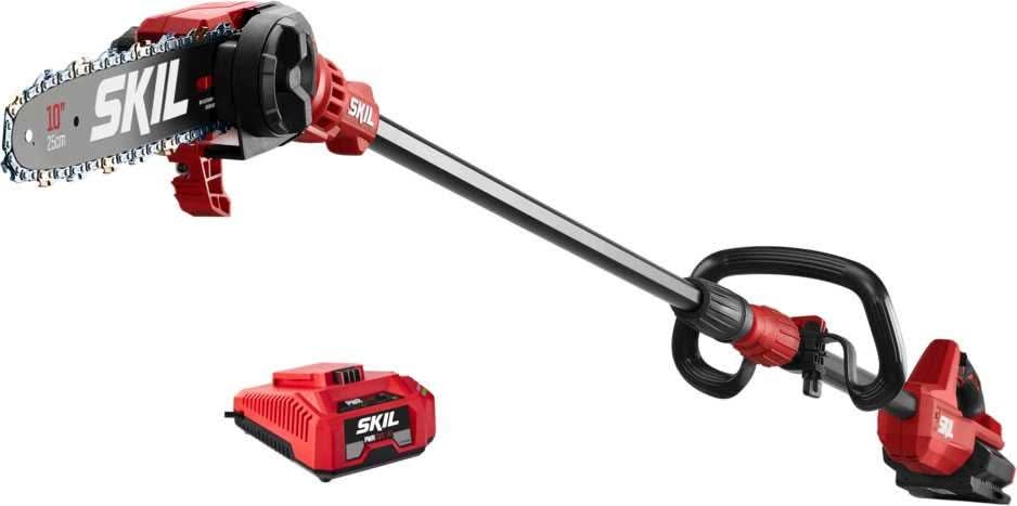 SKIL PS4561C-10 PWR CORE 40 Brushless 40V 10 IN. Pole Saw with Battery and Auto PWR JUMP Charger