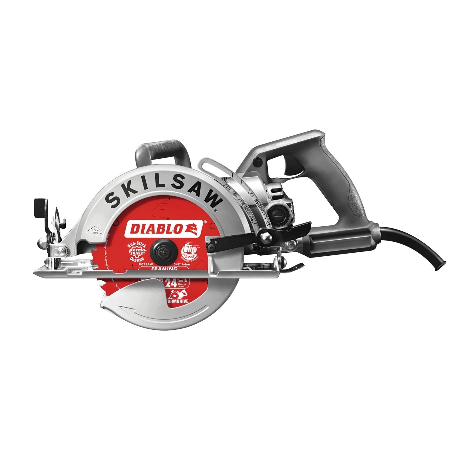 SKIL SPT77W-72 7-1/4" Aluminum Worm Drive Saw with Twist Lock