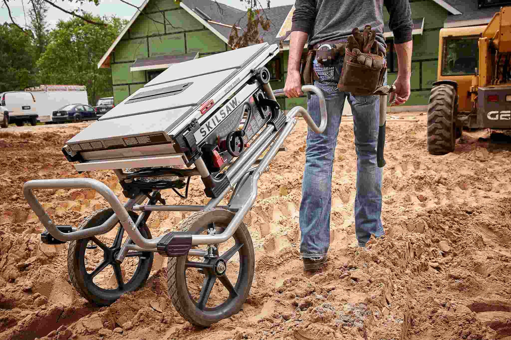 SKIL SPT99-11 10 In. Heavy Duty Worm Drive Table Saw With Stand