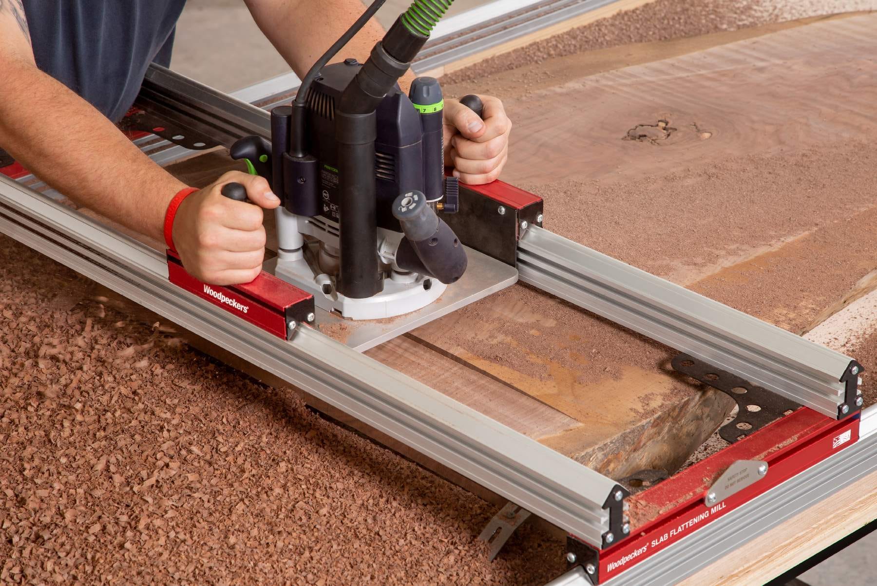 Woodpeckers Basic Router Slab Flattening Mill 38" x 57" Capacity