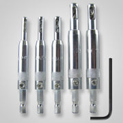 Snappy Tools 40050 5-Piece Self-Centering Hinge Bit Set