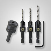 Snappy 43400 Chuck & 3-Piece  Countersink Set