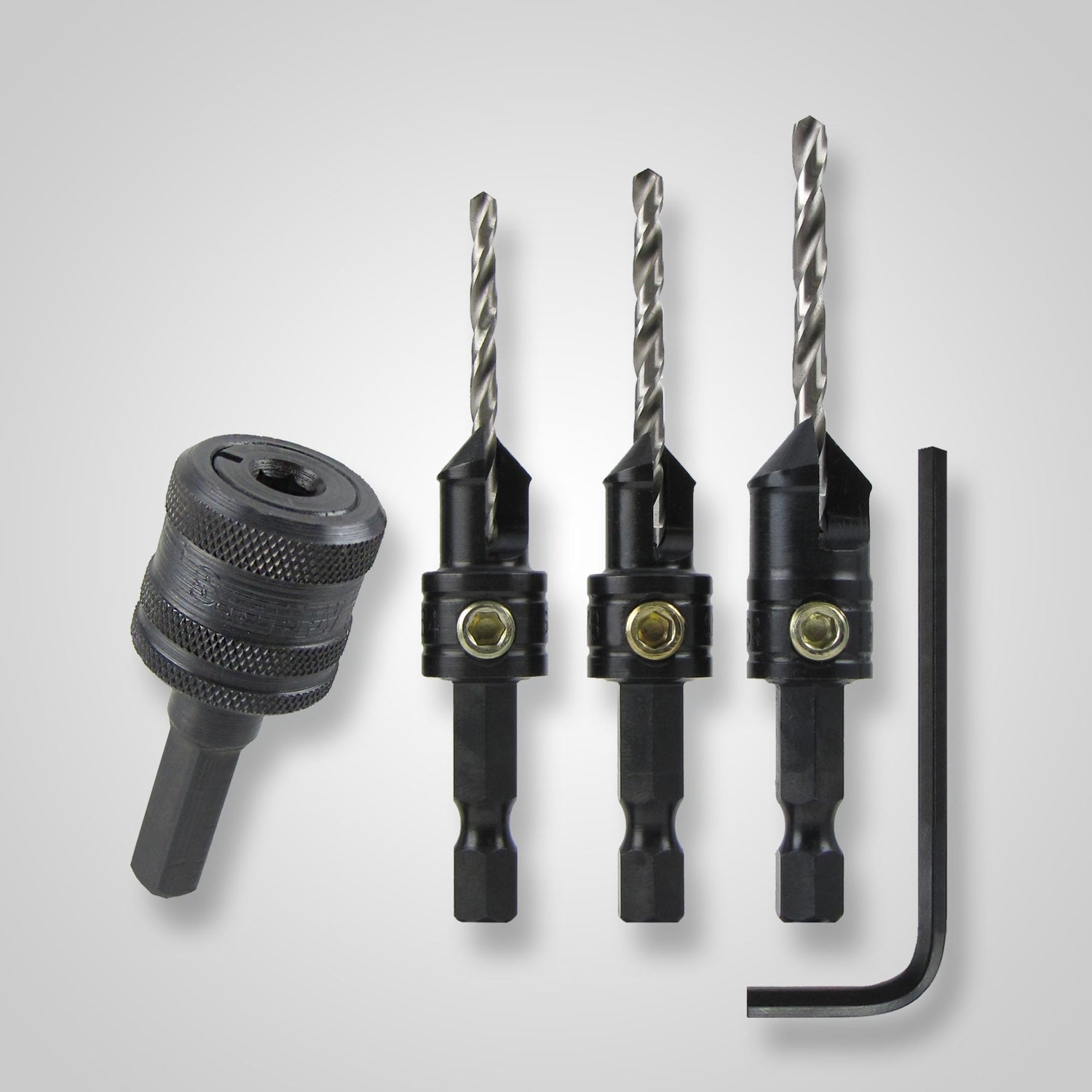 Snappy 43400 Chuck & 3-Piece  Countersink Set