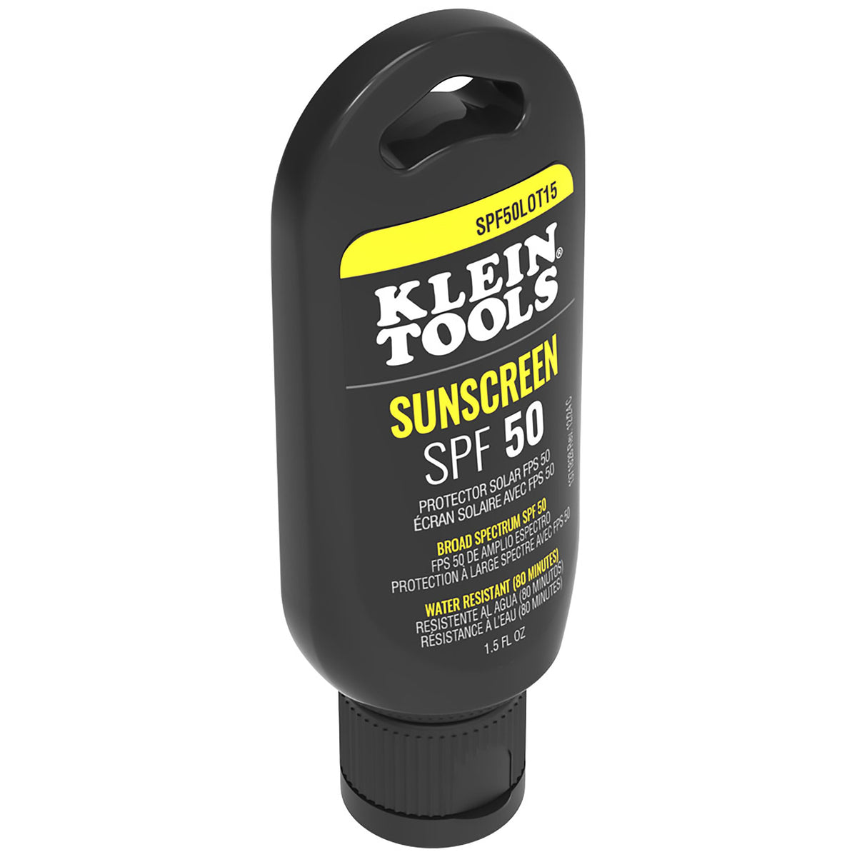 Klein SPF50LOT15 sunscreen lotion tube