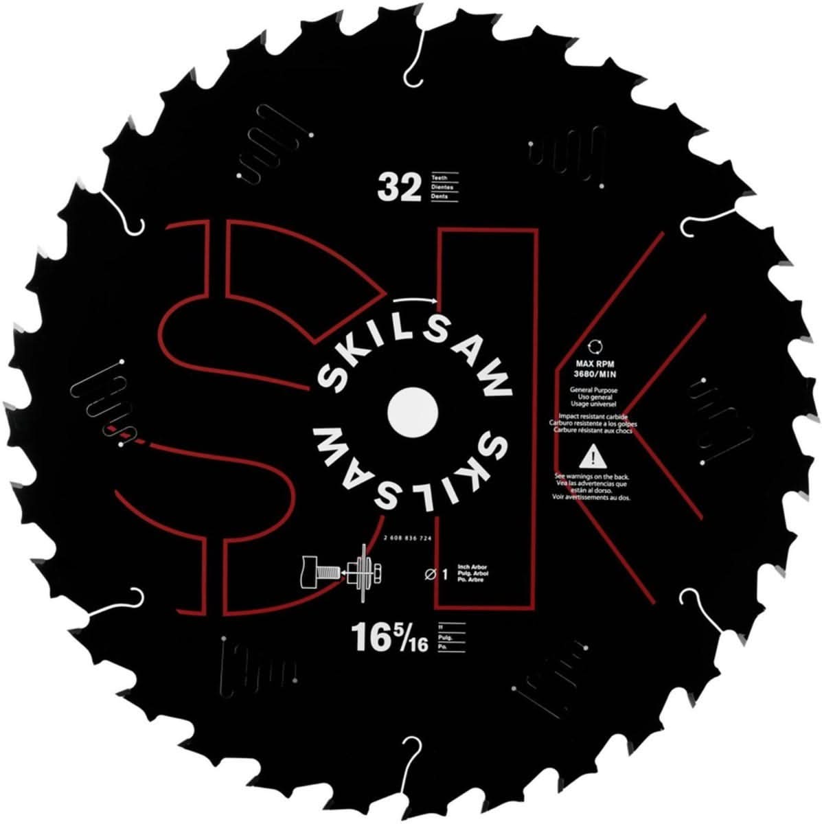SKIL 16-5/16 In. Magnesium Worm Drive plus 16-5/16" X 32T Saw Blade