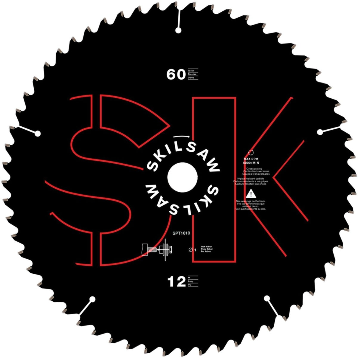 SKIL SPT1010 12 in. X 60-Tooth Miter Saw Blade