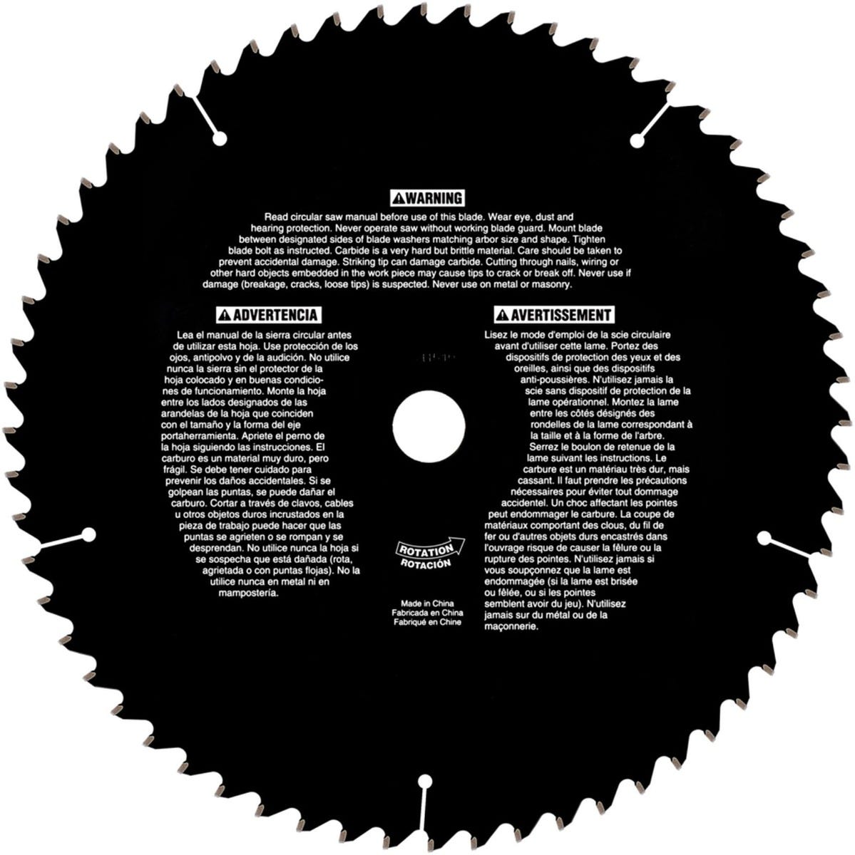 SKIL SPT1010 12 in. X 60-Tooth Miter Saw Blade