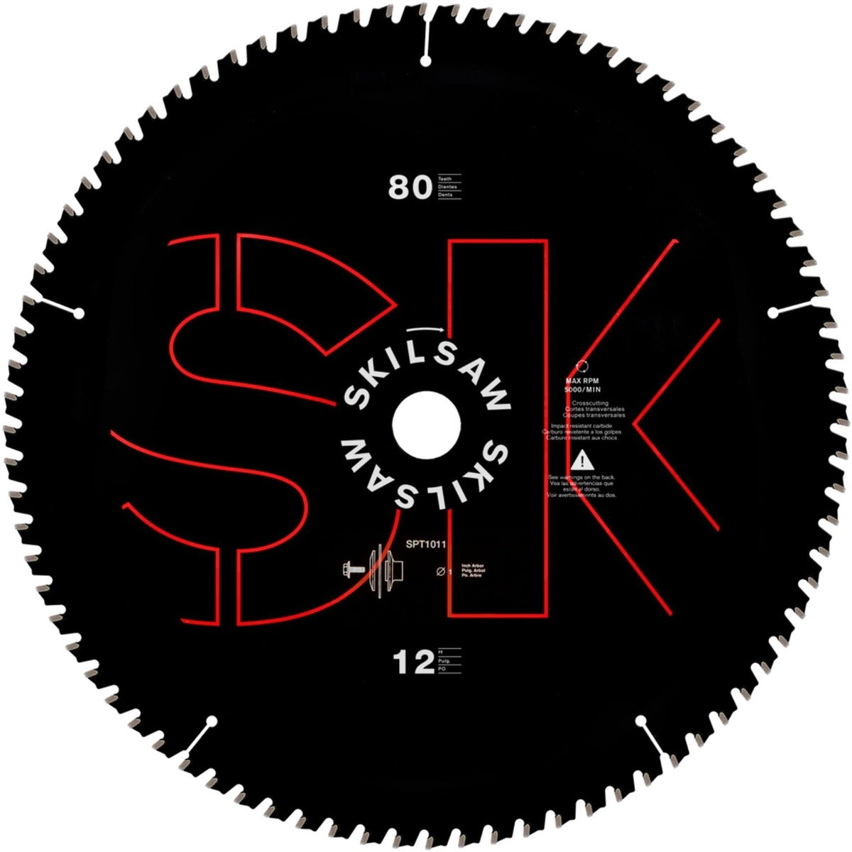 SKIL SPT1011 12 in. X 80-Tooth Miter Saw Blade