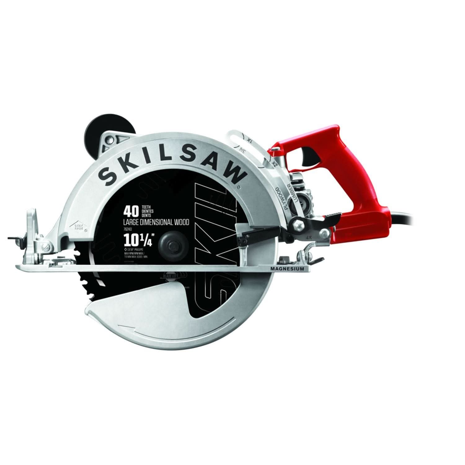 SKIL SPT70WM-71 10-1/4 In. Sawsquatch Magnesium Worm Drive With Twist Lock