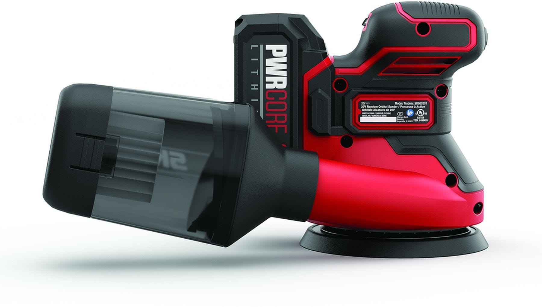 SKIL SR660302 PWRCore 20 Brushless 20V Random Orbital Sander with Battery and PWR JUMP Charger