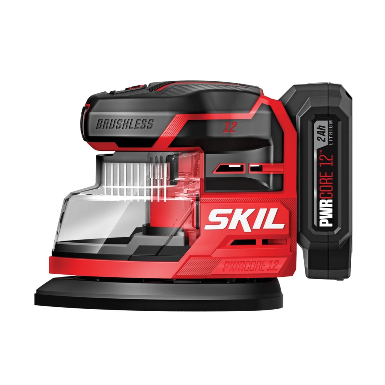 SKIL SR6608A-10 PWR CORE 12 Brushless 12V Compact Detail Sander Kit