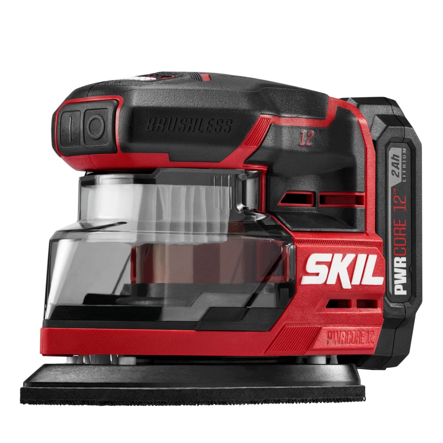 SKIL SR6608A-10 PWR CORE 12 Brushless 12V Compact Detail Sander Kit