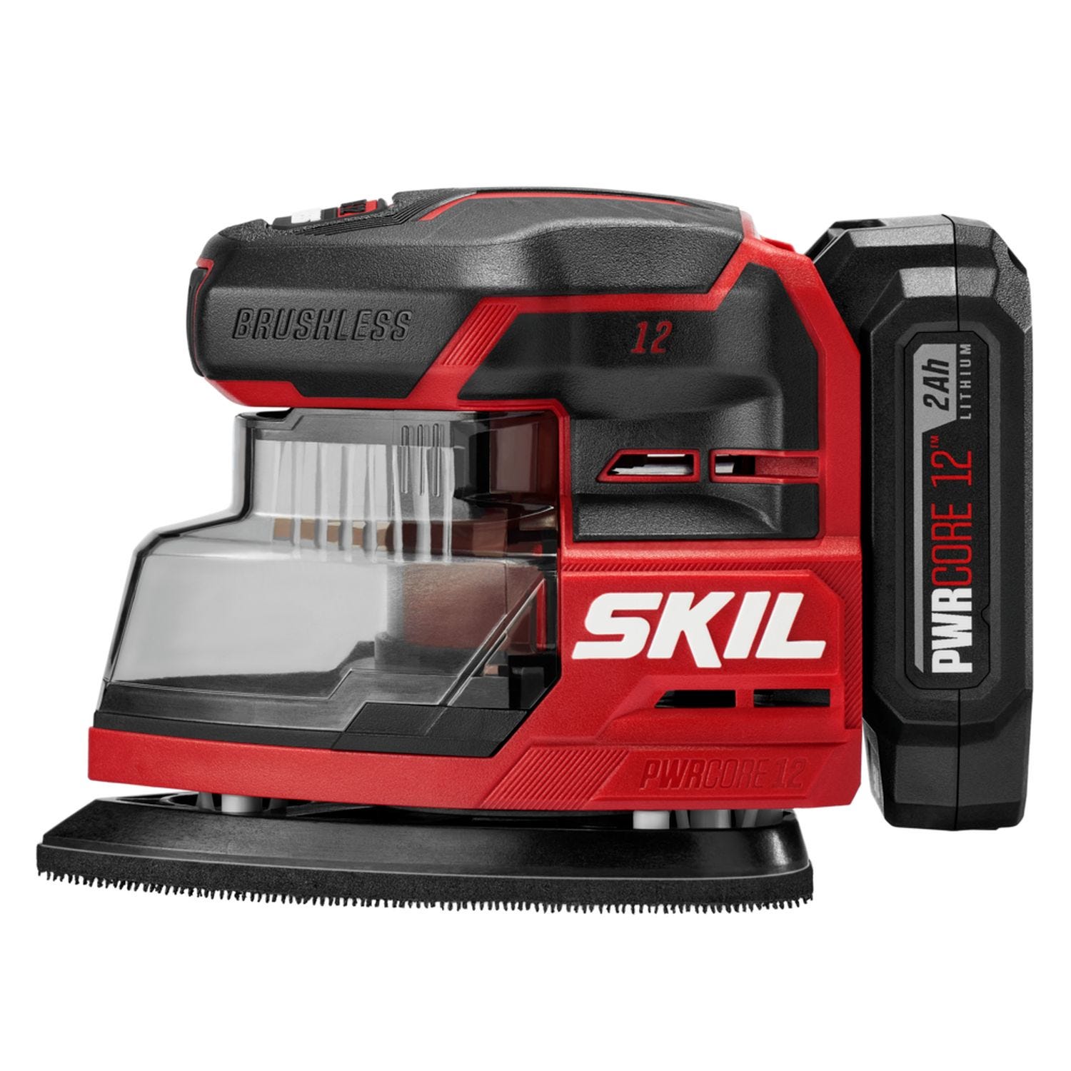 SKIL SR6608A-10 PWR CORE 12 Brushless 12V Compact Detail Sander Kit