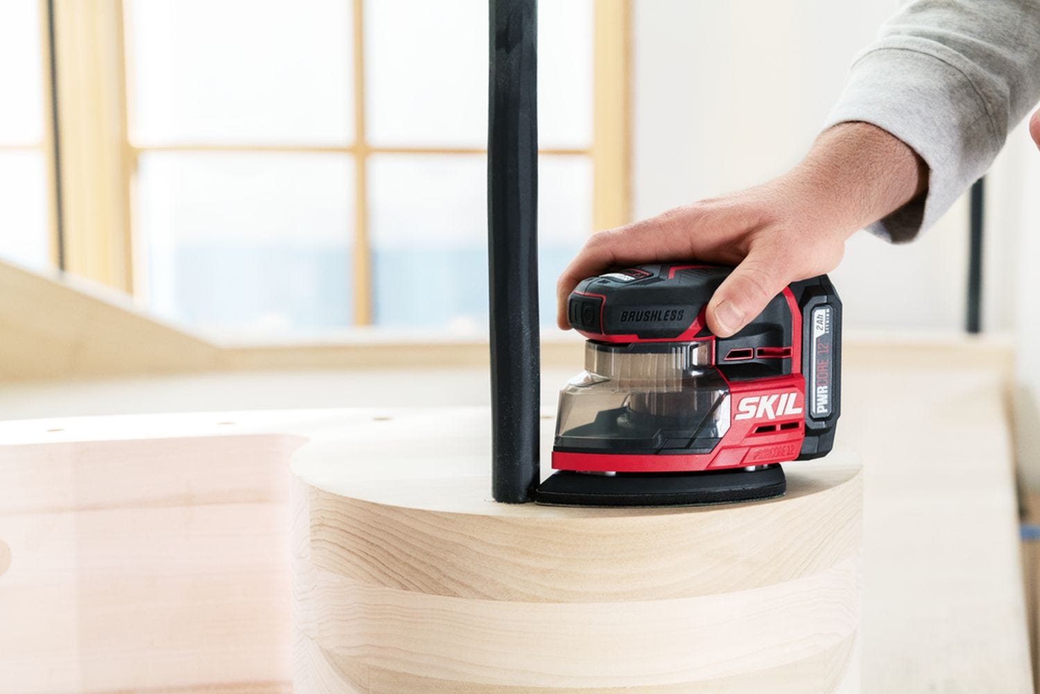 SKIL SR6608A-10 PWR CORE 12 Brushless 12V Compact Detail Sander Kit