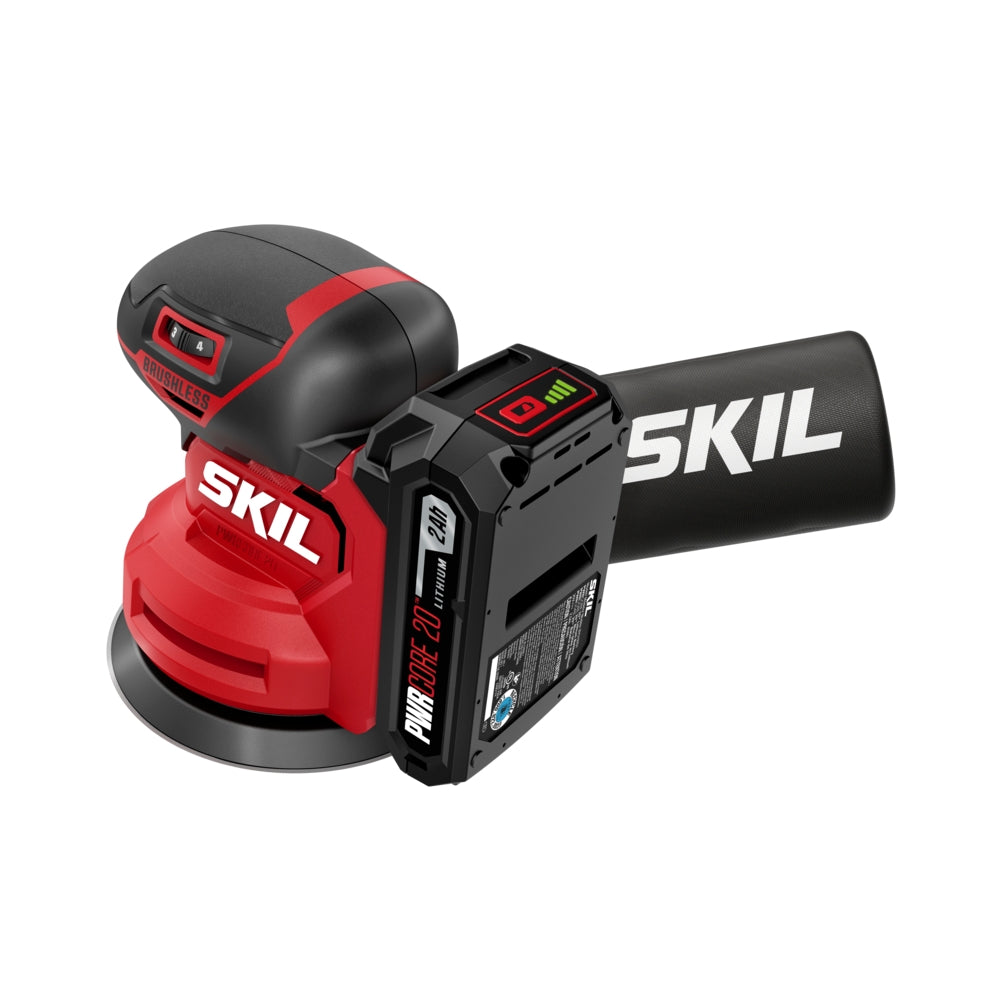 SKIL SR7603B-10 20V Brushless Random Orbital Sander Kit